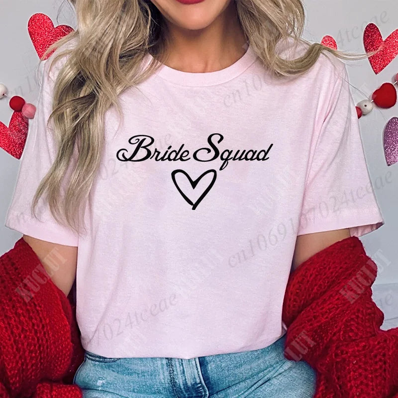 T-Shirt "Team Bride" para Mulher – Despedida de Solteira e Bridal Shower