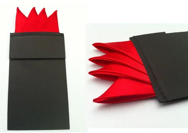 Lenço de Bolso Pré-Dobrado para Homem