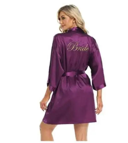 Robe de Cetim para Noiva com Bordado