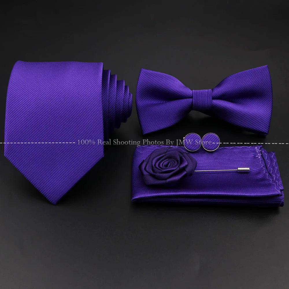 Conjunto Premium de Gravata e Laço para Homem