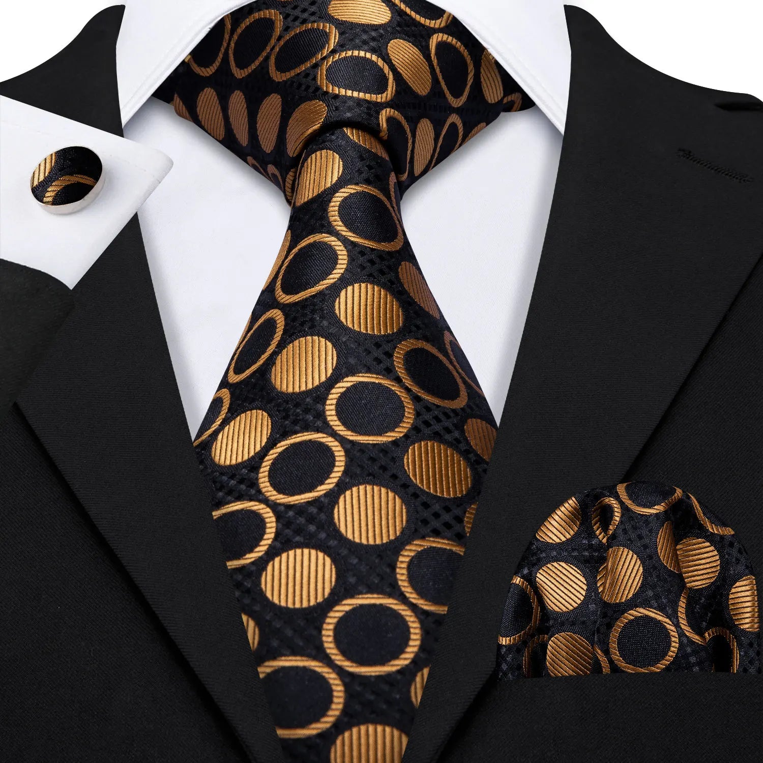 Conjunto de Gravata Jacquard Premium