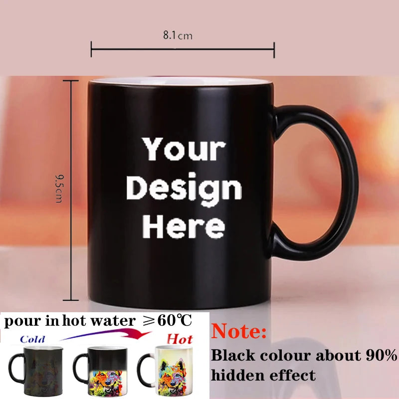 Caneca Mágica Personalizada que Muda de Cor