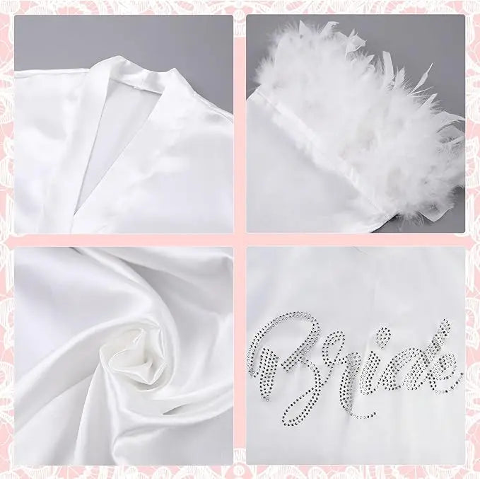Robe de Noiva com Penas CINOLE — Sensual, Elegante e Inesquecível