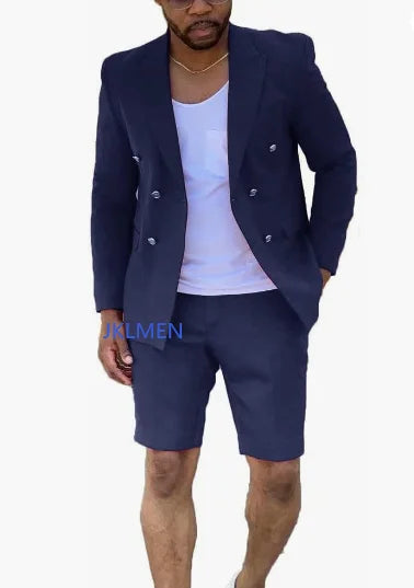Fato Masculino com Blazer e Calções
