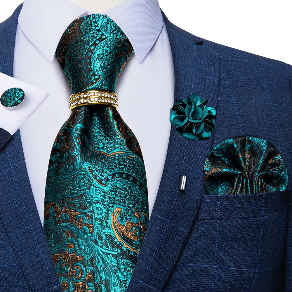 Conjunto Premium de Gravata Floral para Homem