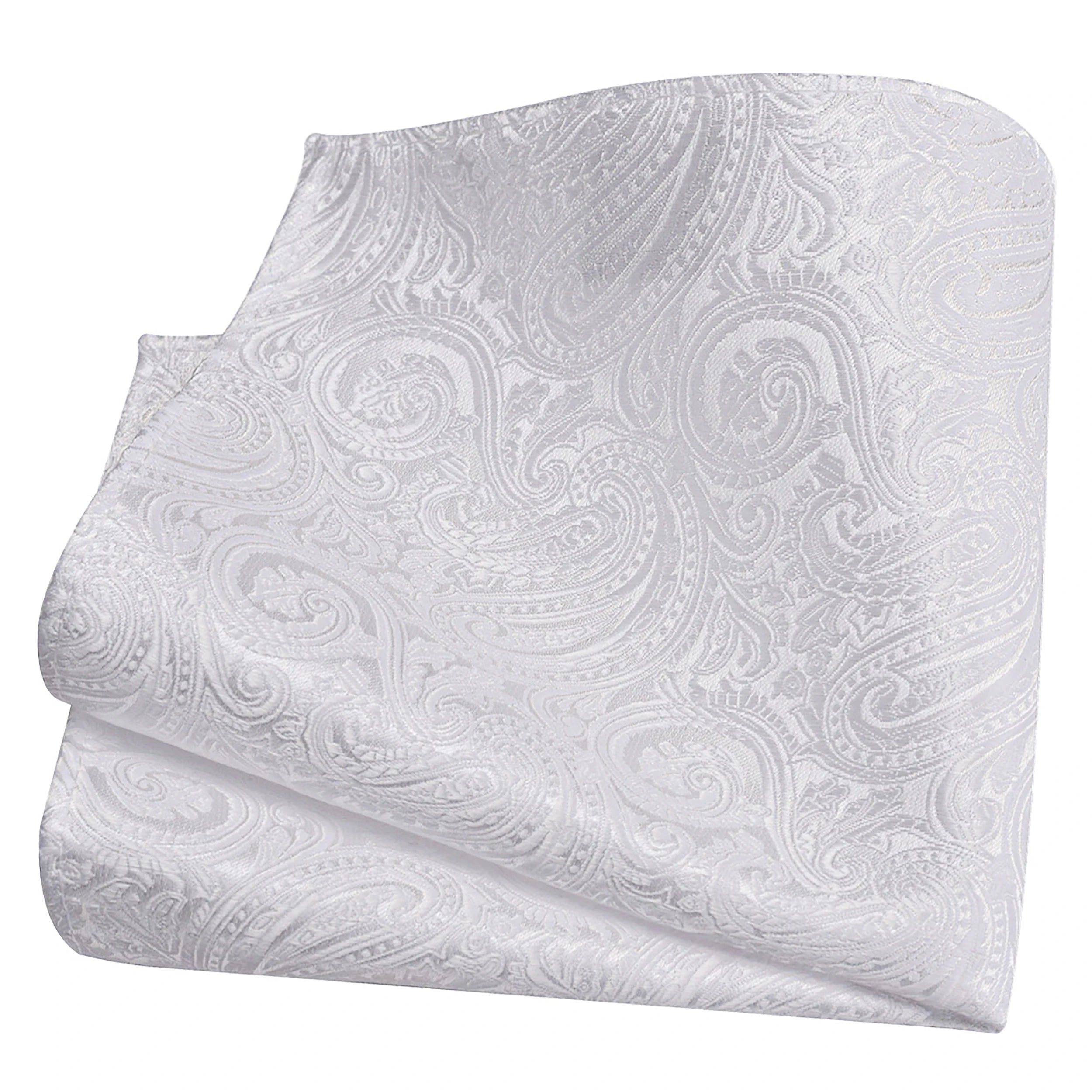 Lenço de Bolso Paisley em Seda