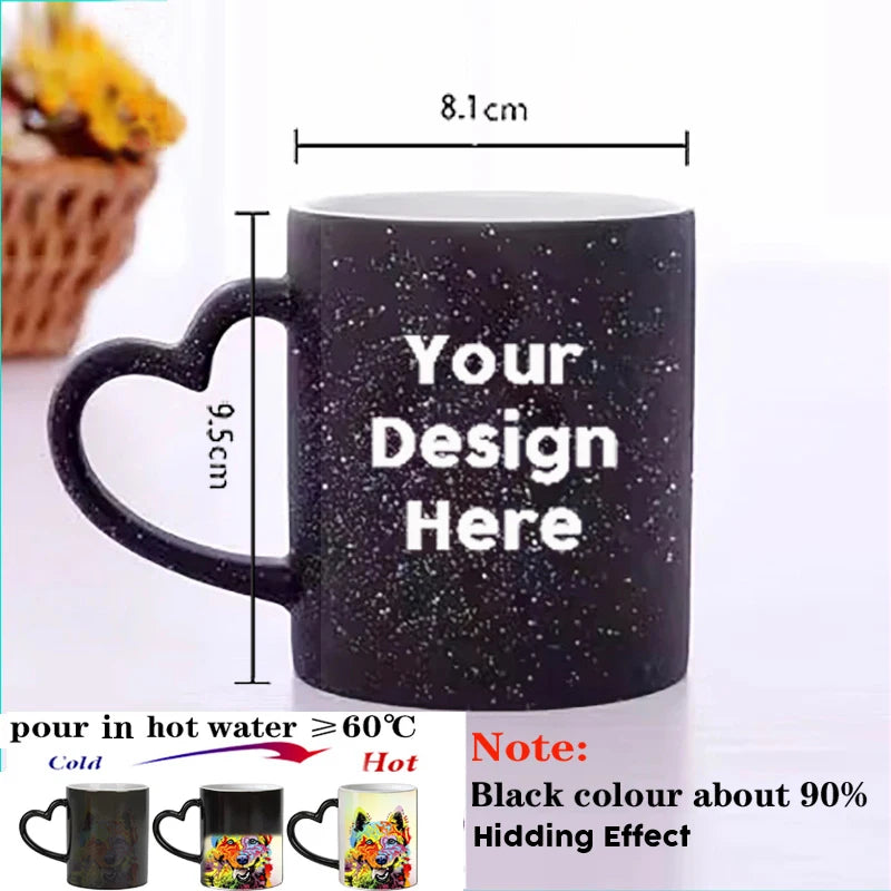 Caneca Mágica Personalizada que Muda de Cor