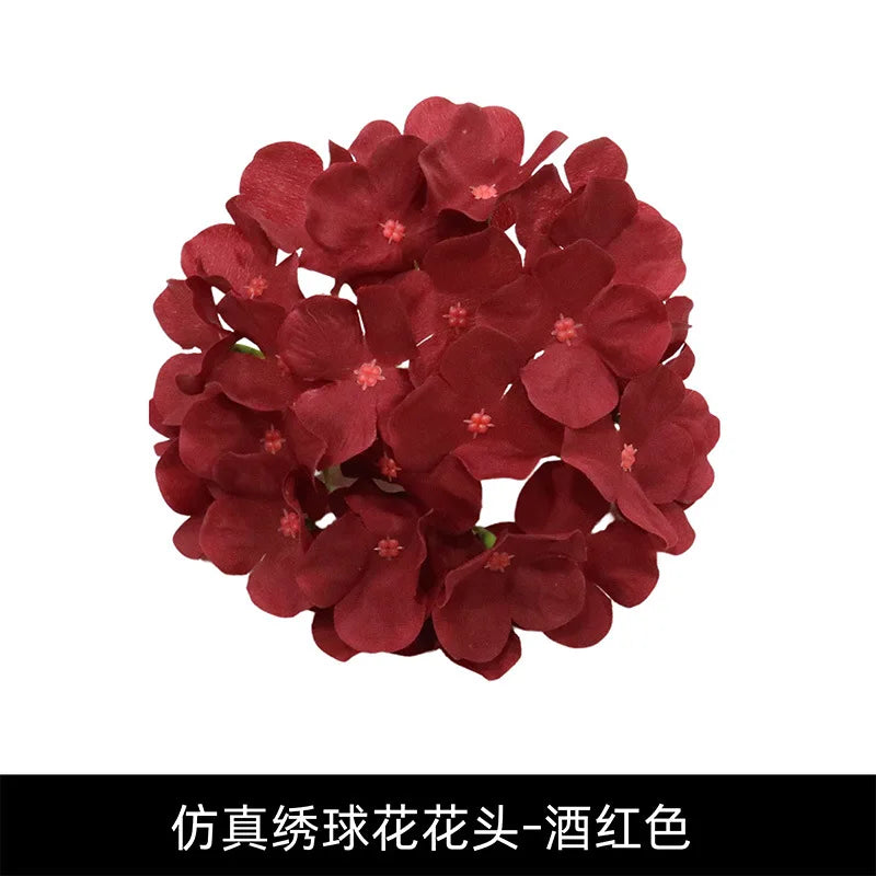 Ramo de Hortênsias Artificiais com 27 Flores – Decoração para Casamentos e Eventos