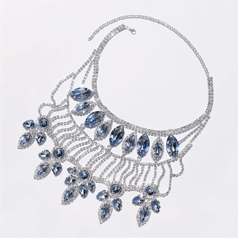 Colar Choker de Cristais para Noiva