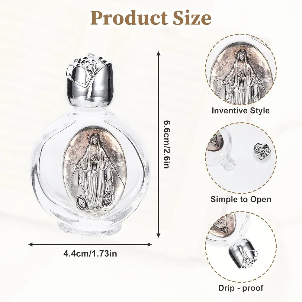 Frascos de Vidro para Água Benta — 0,5 oz (15 ml)