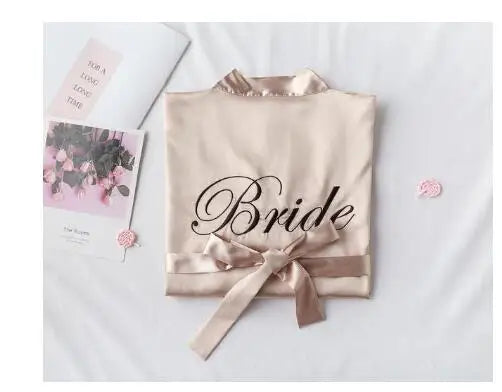 Robe de Cetim para Noiva com Bordado