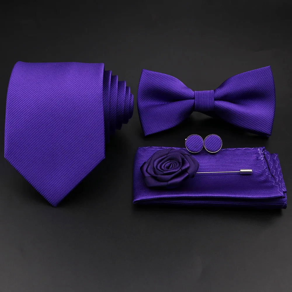 Conjunto Premium de Gravata e Laço para Homem