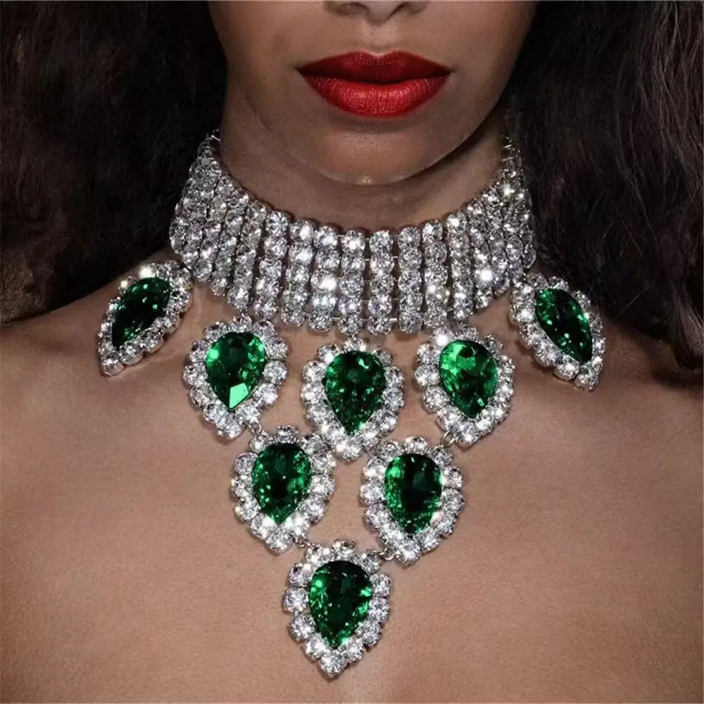 Colar Choker de Cristais para Noiva
