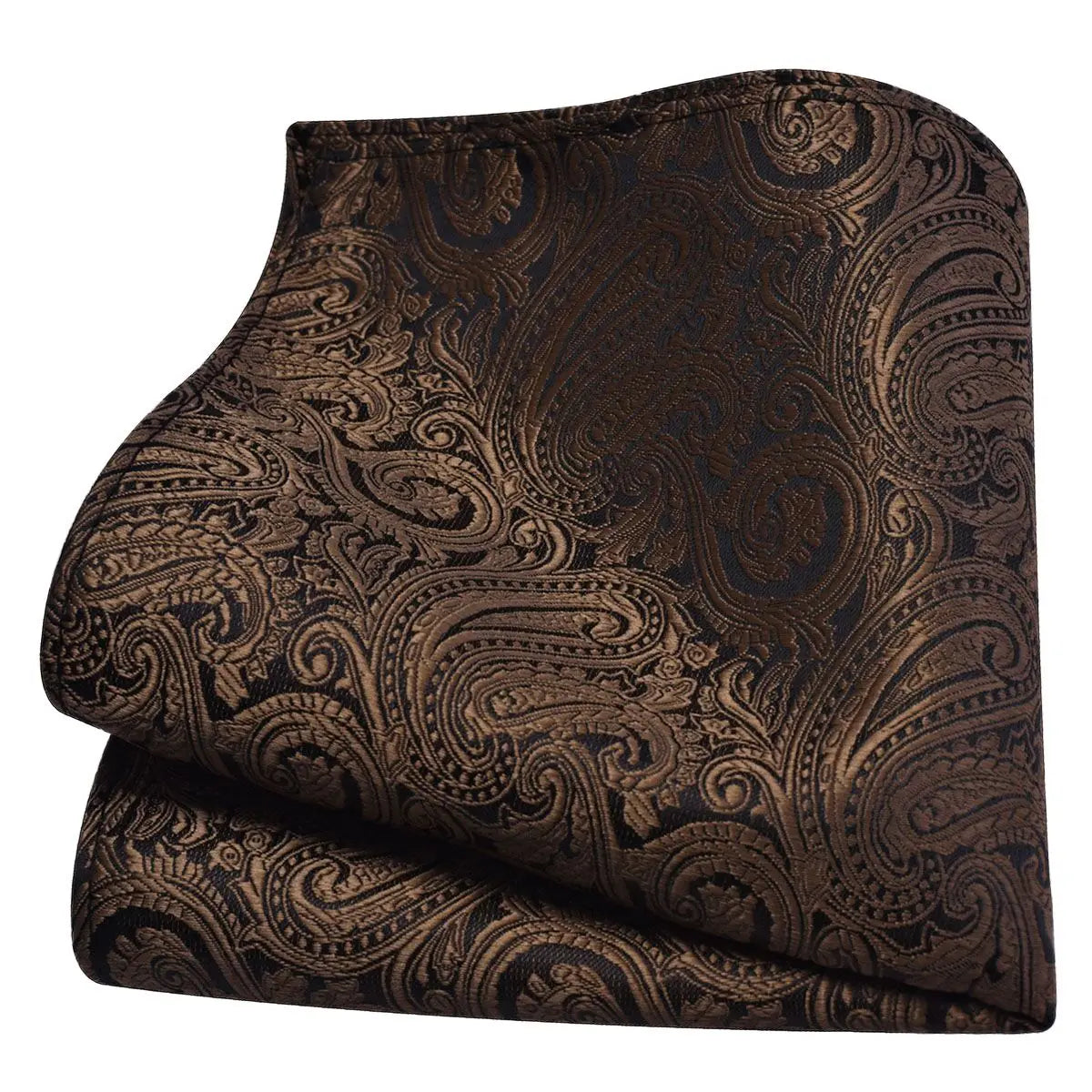 Lenço de Bolso Paisley em Seda