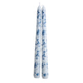 Velas Aromáticas Longas Azul e Branco — Kit com 2 Unidades