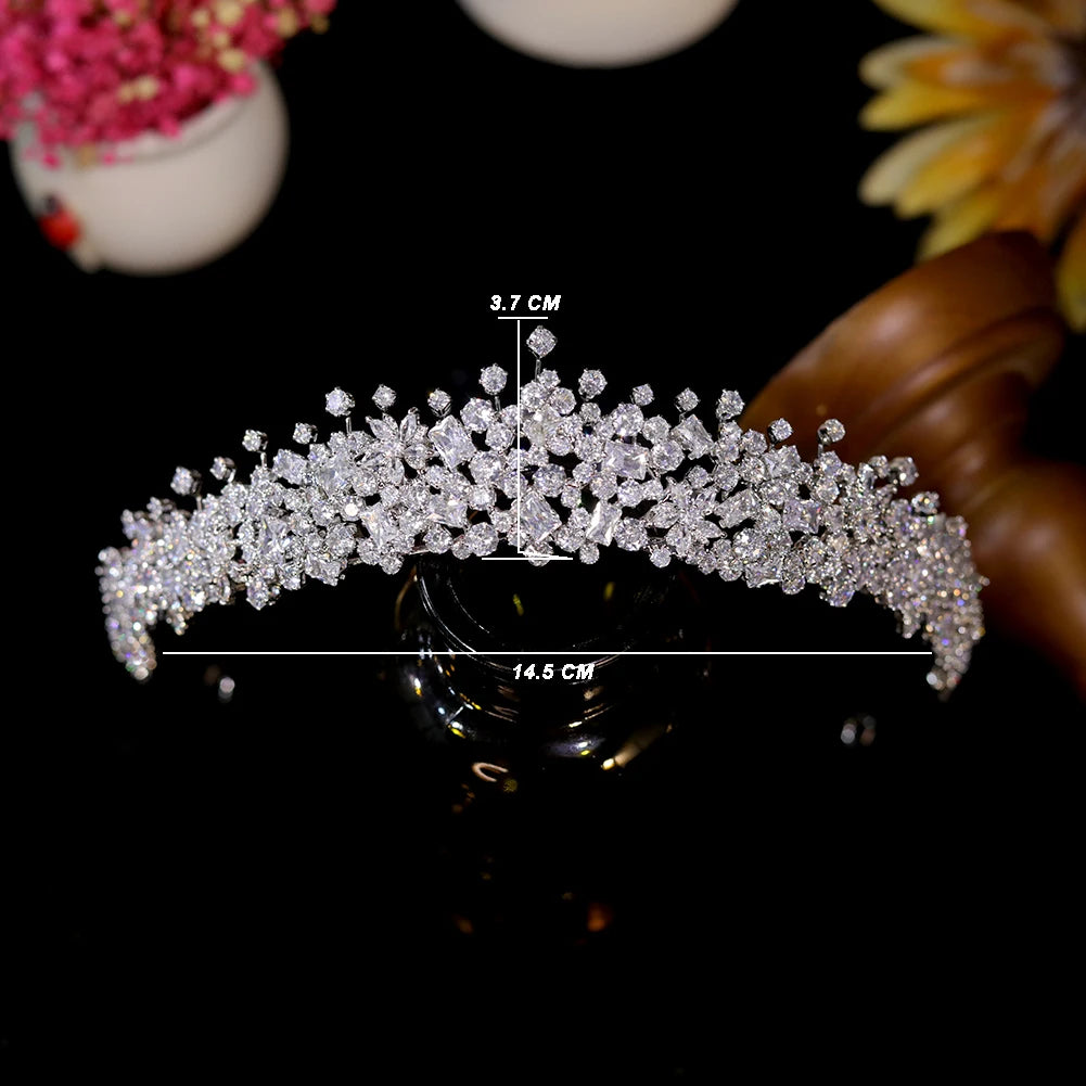Tiara de Noiva com Zircónias 3A