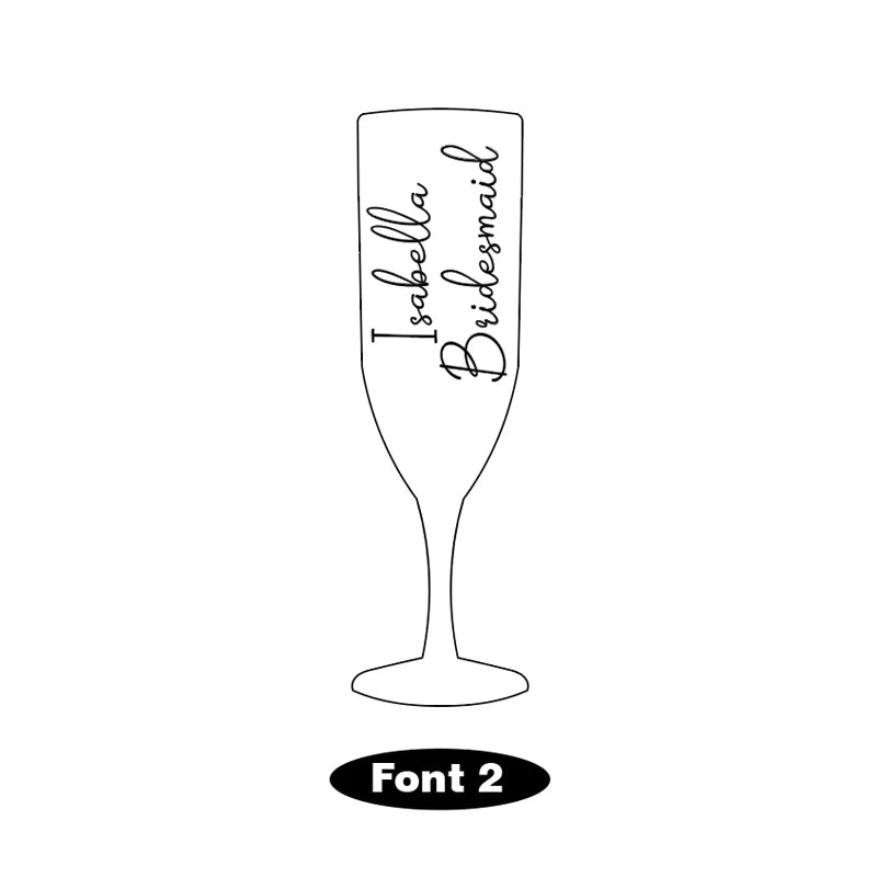 Taças de Champanhe Brancas Personalizadas para Casamento