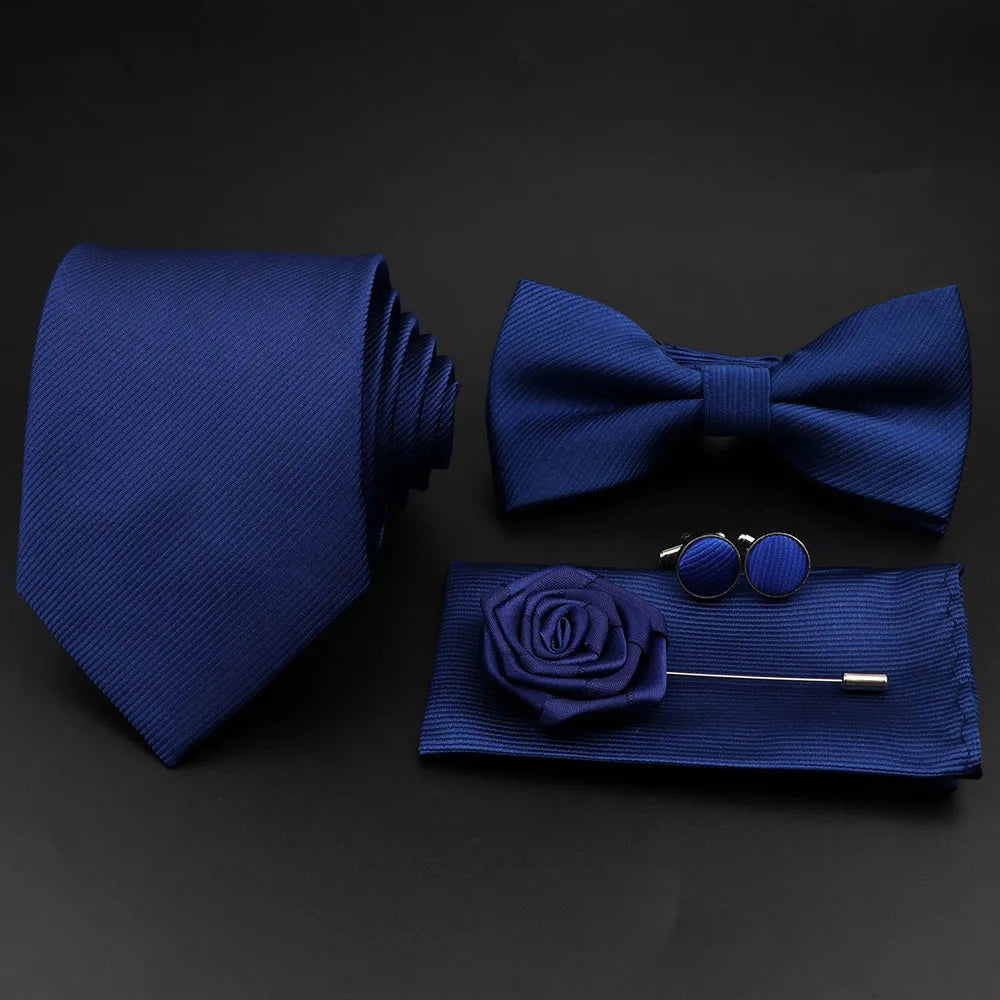 Conjunto Premium de Gravata e Laço para Homem