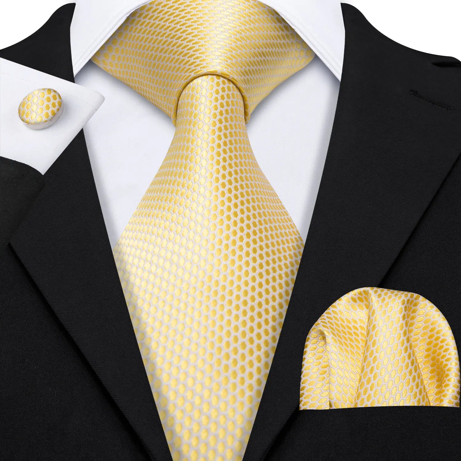 Conjunto de Gravata Jacquard Premium