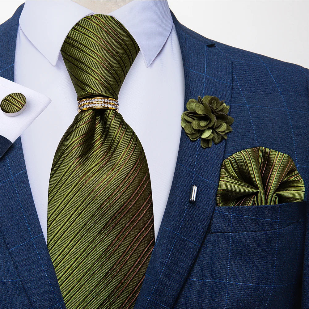 Conjunto Premium de Gravata Floral para Homem