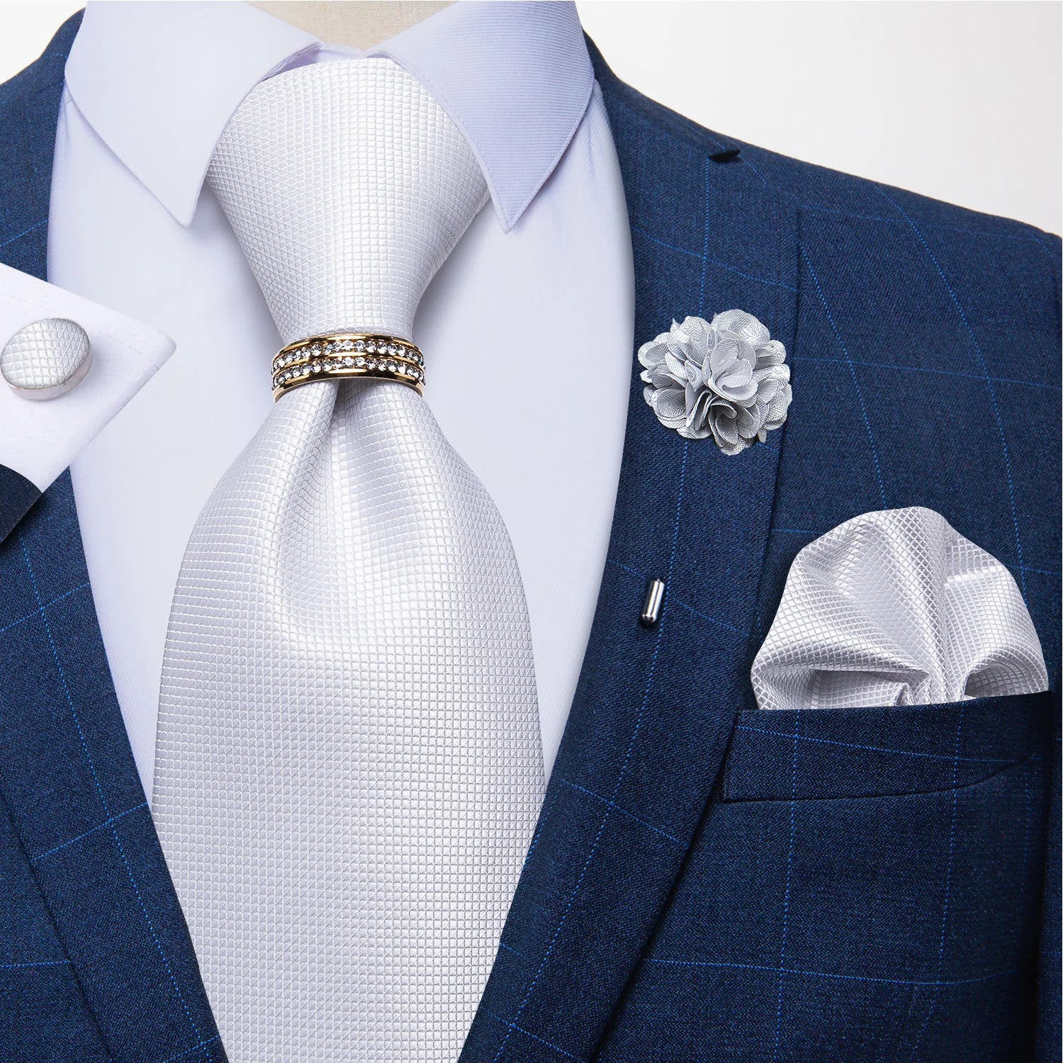 Conjunto Premium de Gravata Floral para Homem
