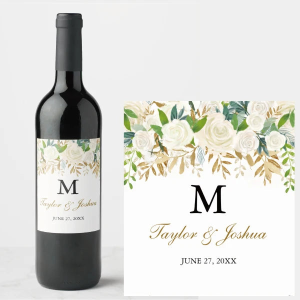 Etiquetas Personalizadas para Garrafas de Vinho — Kit com 30 Unidades