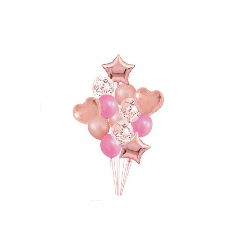 Kit de Decoração "Bride to Be" Rose Gold – Balões e Decoração para Despedida de Solteira