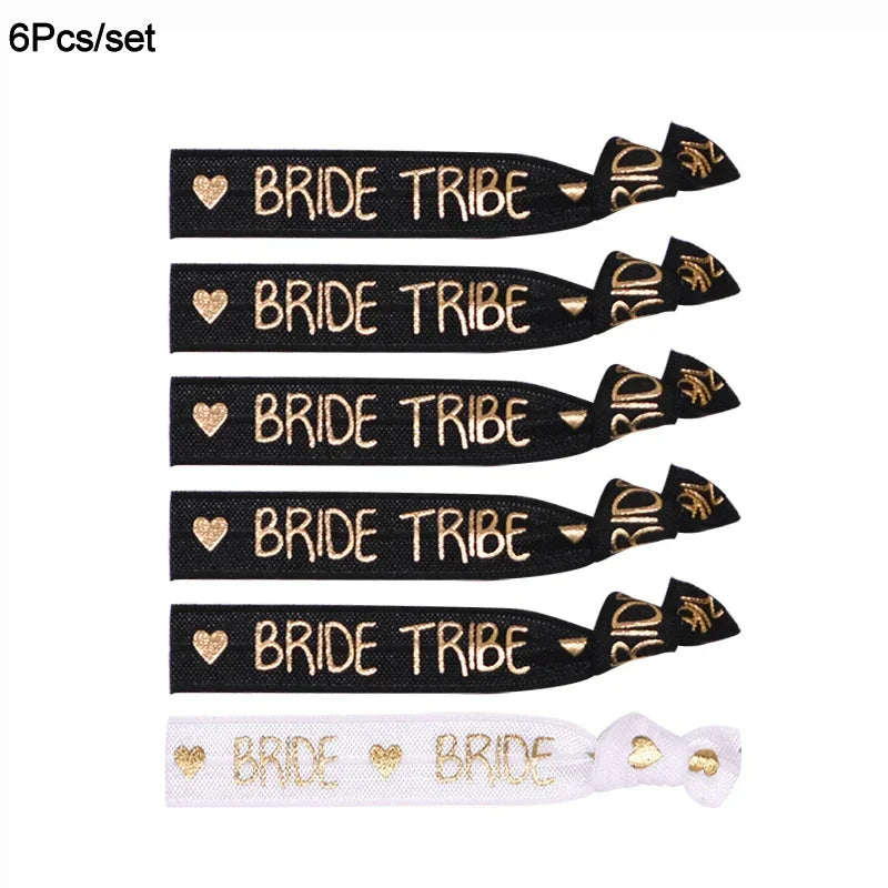 Pulseiras "Team Bride" – Conjunto para Despedida de Solteira (6 ou 11 Peças)
