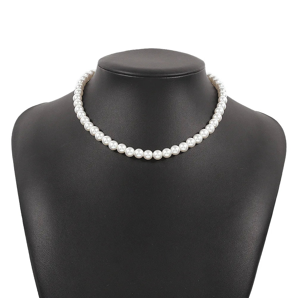 Colar Choker de Pérolas Elegante – Luxo Clássico para Noivas e Festas