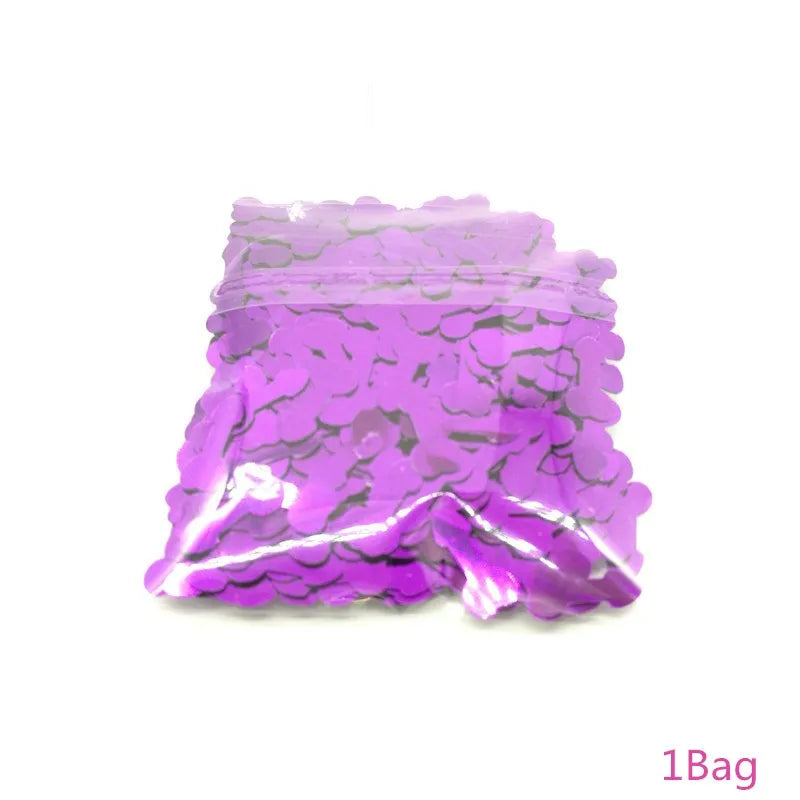 Kit de Decoração Divertido para Despedida de Solteira – Balão, Toppers, Palhinhas e Confettis
