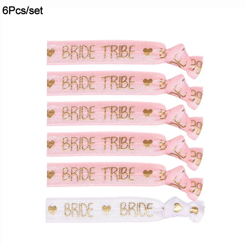 Pulseiras "Team Bride" – Conjunto para Despedida de Solteira (6 ou 11 Peças)