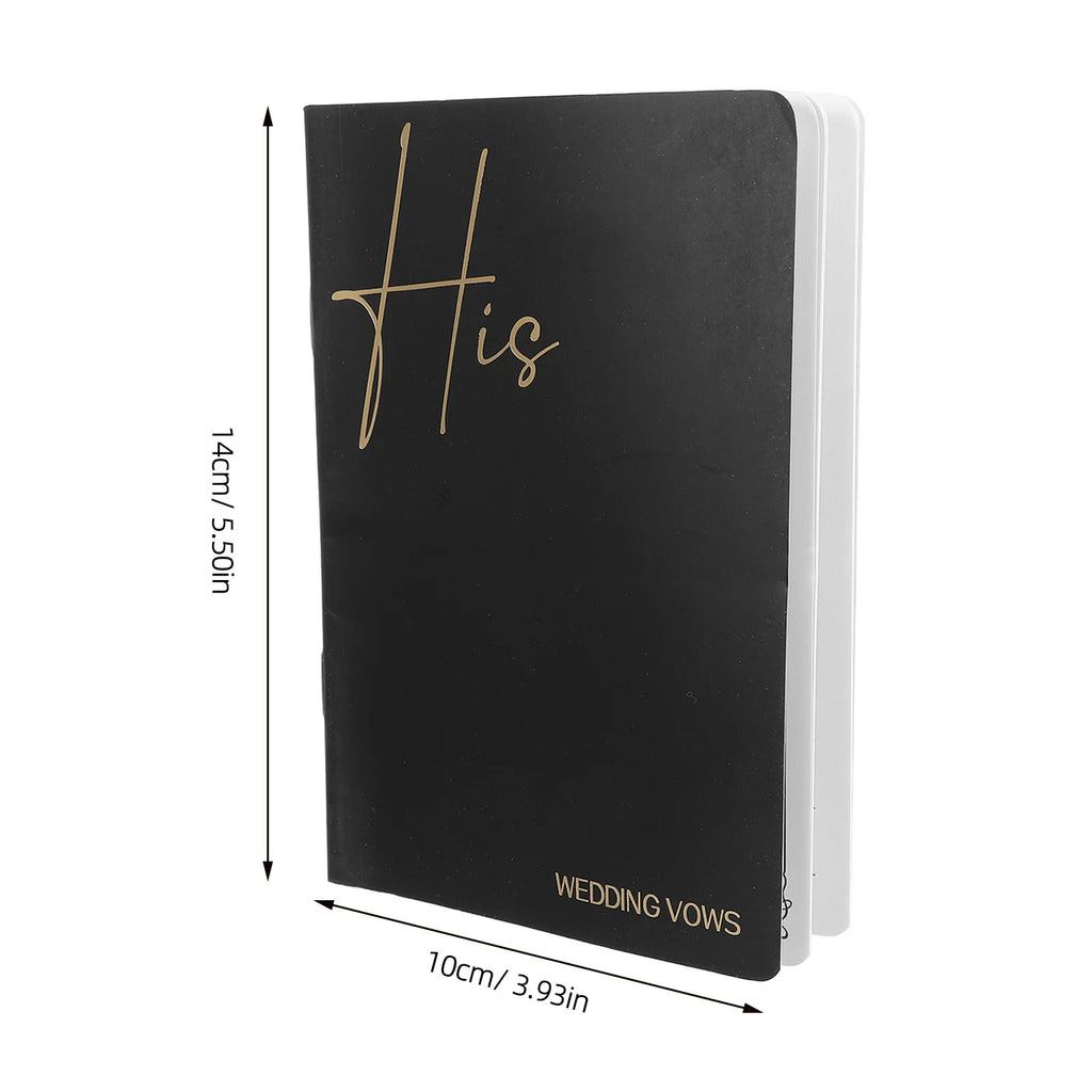 Conjunto de Livros de Votos Personalizados para Noivos | "Os Meus Votos" & "Os Teus Votos"