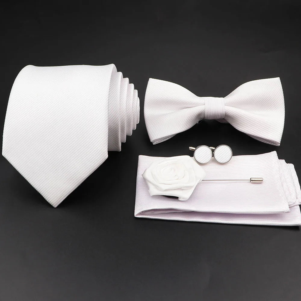 Conjunto Premium de Gravata e Laço para Homem
