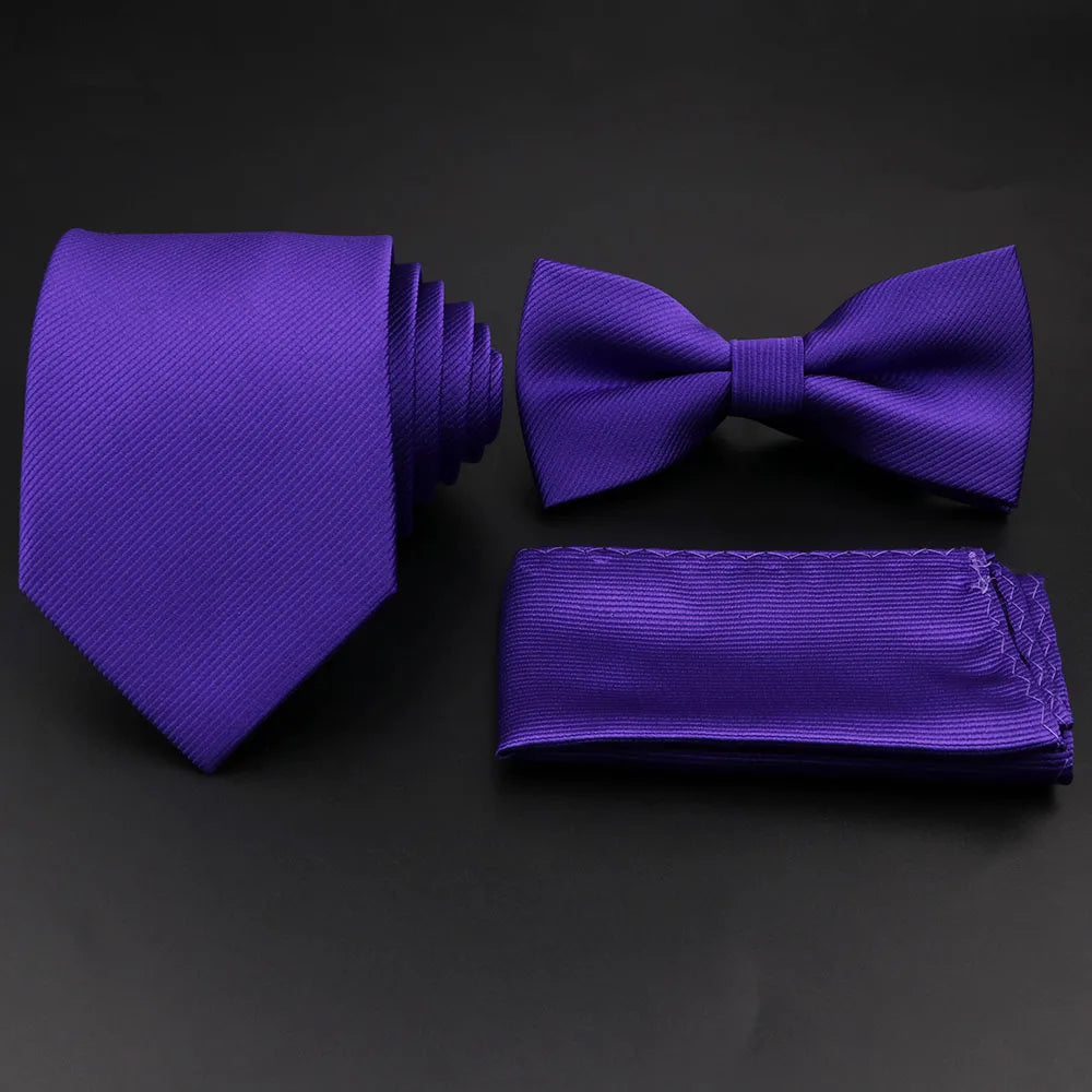 Conjunto Premium de Gravata e Laço para Homem