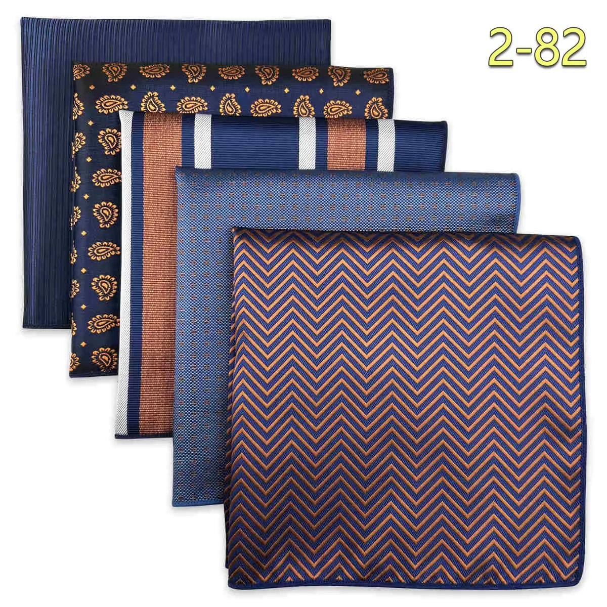 Conjunto de 5 Lenços de Bolso para Homem