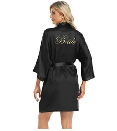 Robe de Cetim para Noiva com Bordado