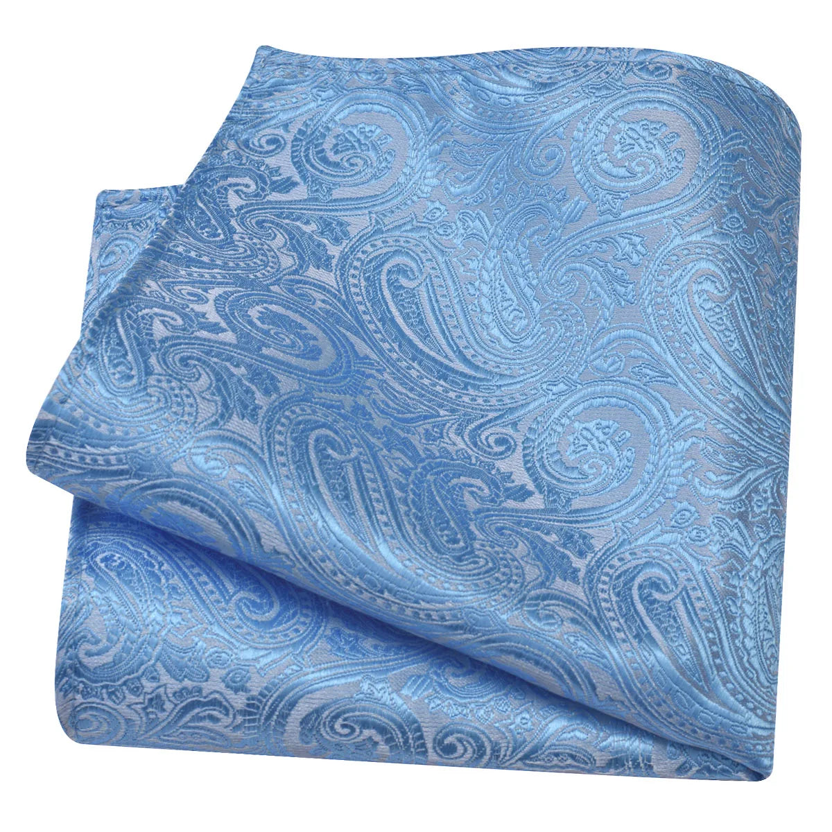 Lenço de Bolso Paisley em Seda