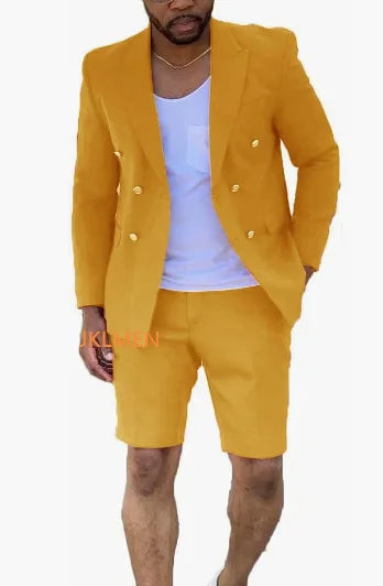 Fato Masculino com Blazer e Calções
