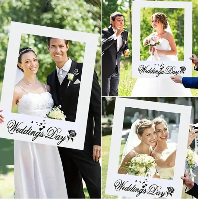 Moldura para Fotografias de Casamento – Acessório Romântico para Noivos