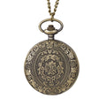 Relógio de Bolso Vintage com Tampa Gravada
