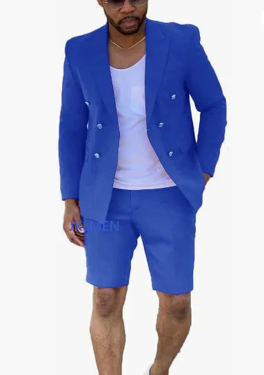 Fato Masculino com Blazer e Calções