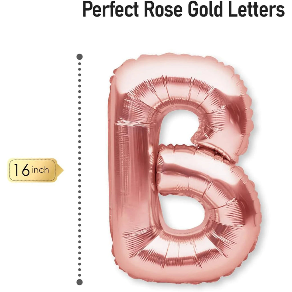 Balões "Bride to Be" Rose Gold 40,5 cm– Faixa Decorativa para Despedida de Solteira