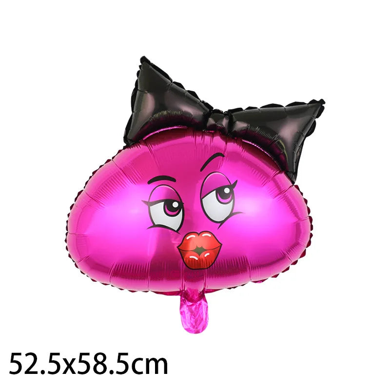 Balão Decorativo em Alumínio – Design Divertido para Despedida de Solteira