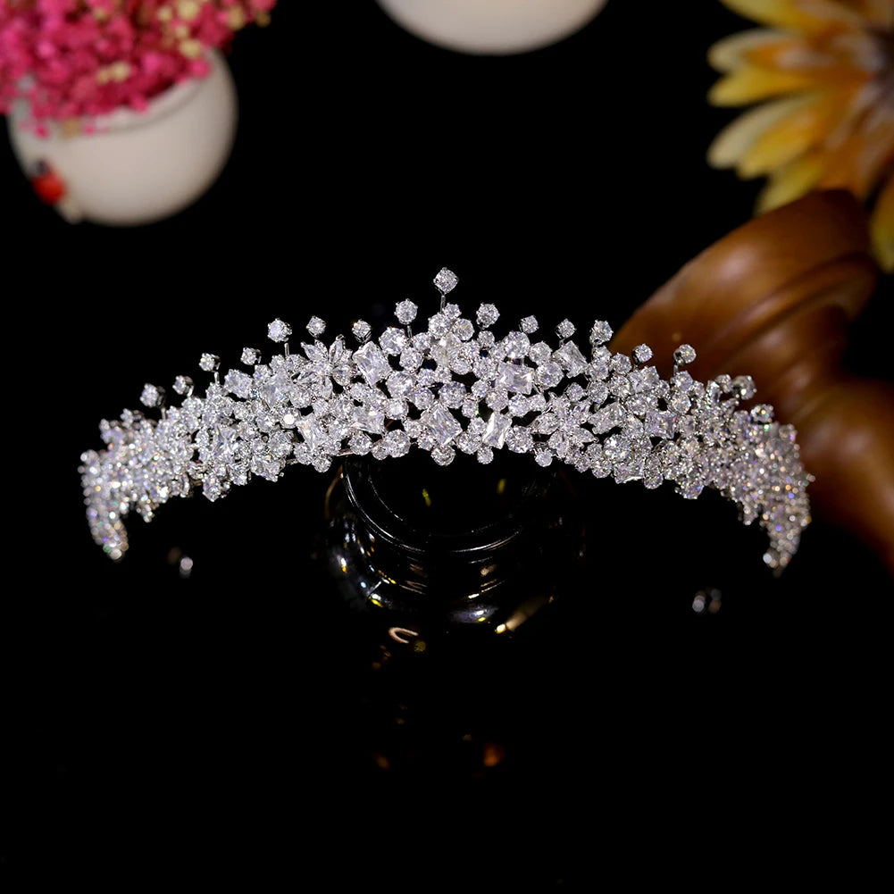 Tiara de Noiva com Zircónias 3A
