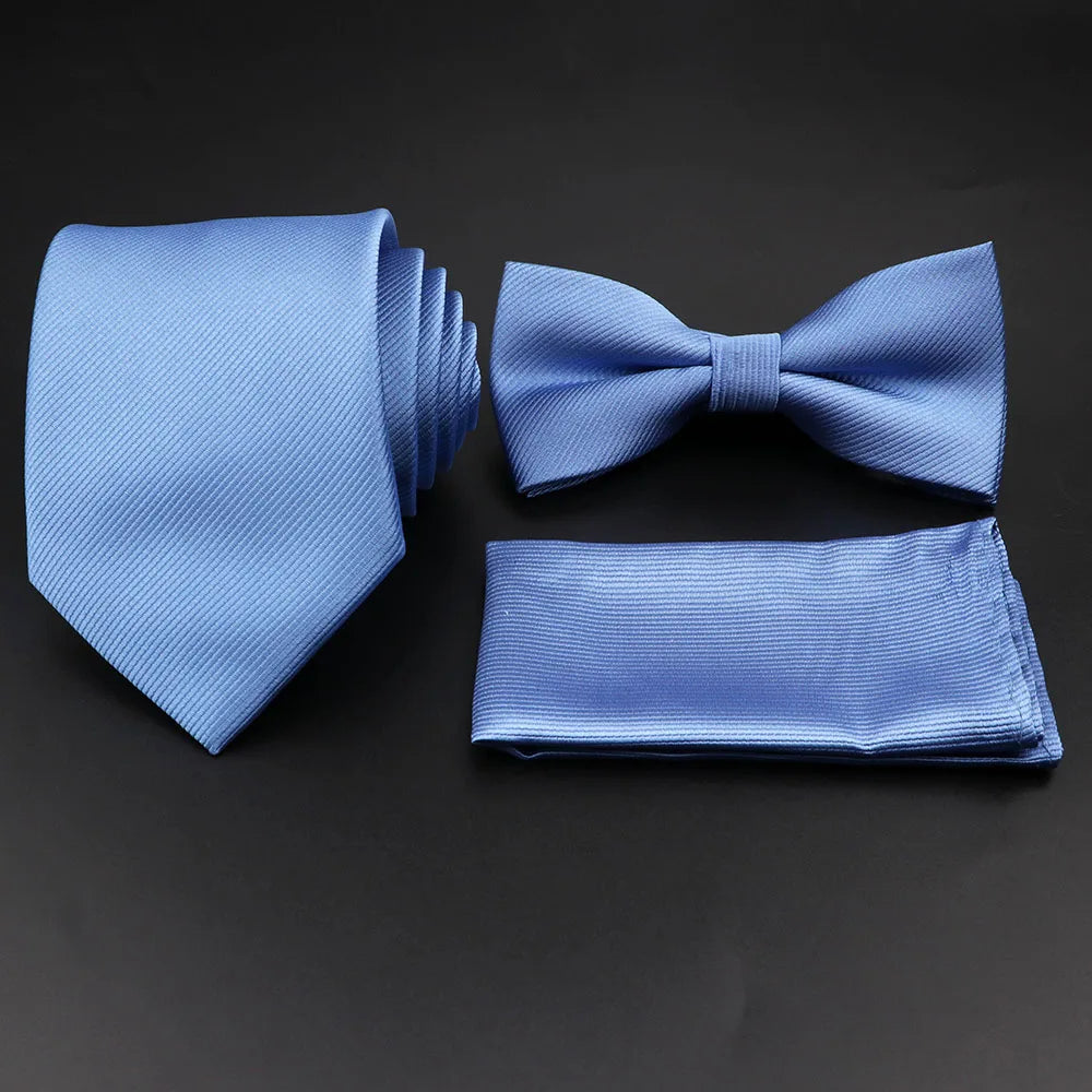 Conjunto Premium de Gravata e Laço para Homem
