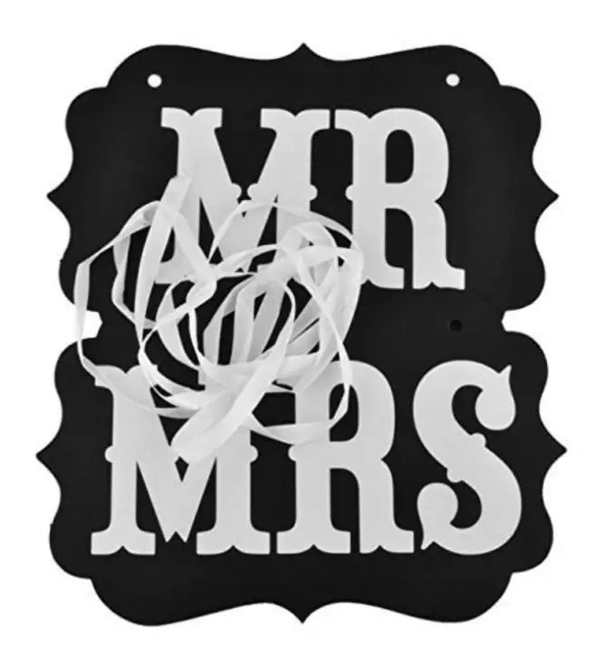 Acessórios de Papel MR & MRS para Fotografias – Conjunto de 2 Peças