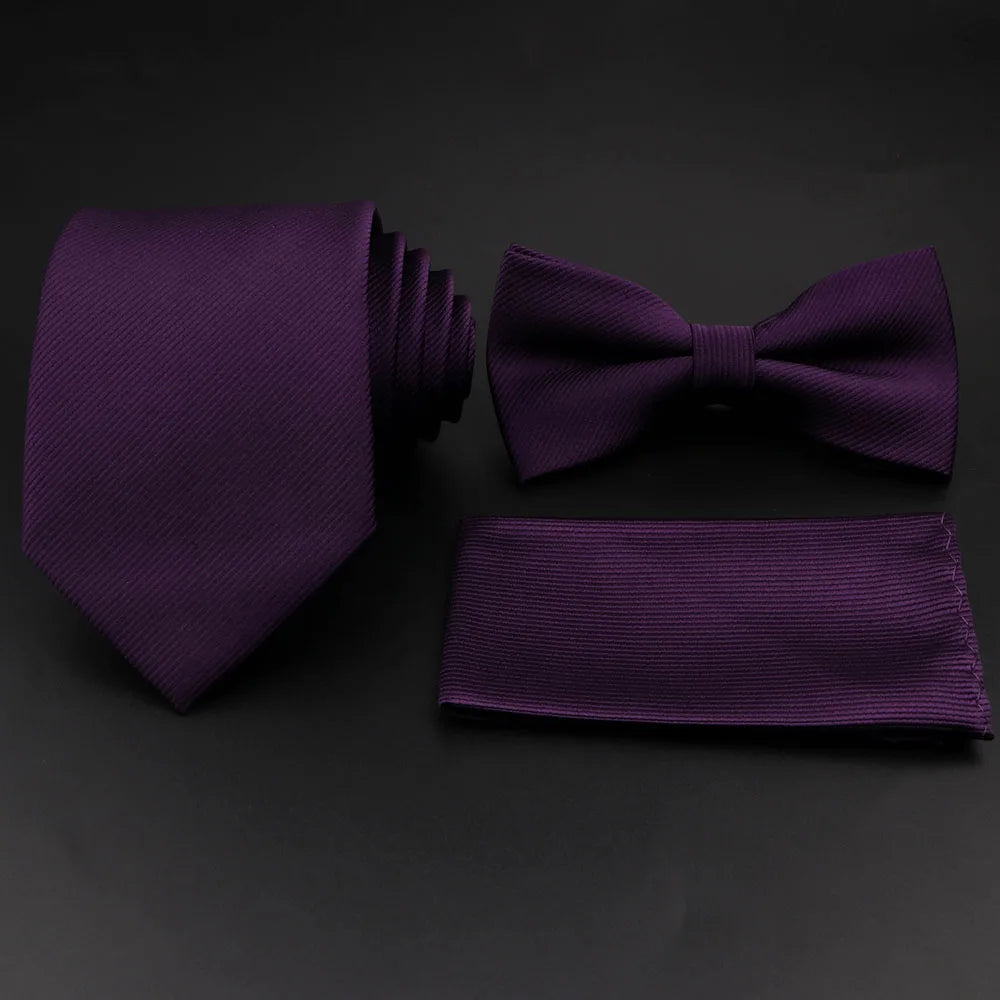 Conjunto Premium de Gravata e Laço para Homem