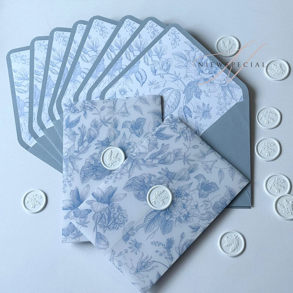 Conjunto de Convites Florais Premium – Pack de 10