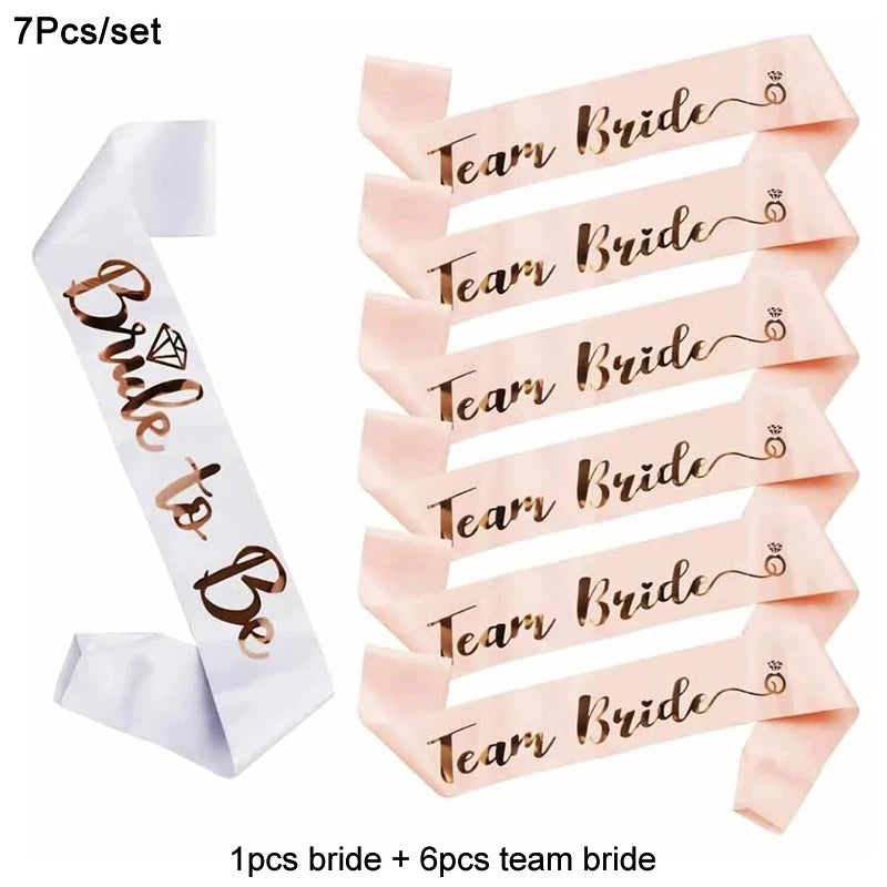 Copos "Bride & Team Bride" – Conjunto para Despedida de Solteira