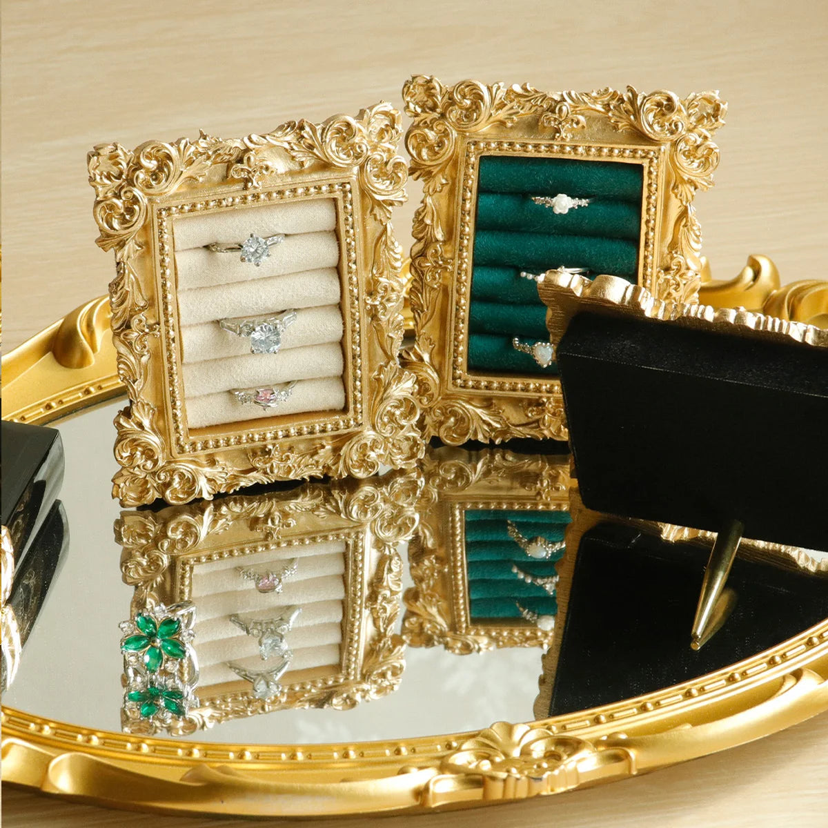 Suporte Vintage para Exposição de Anéis